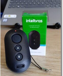 Controle Remoto Intelbras XAC 4000 Smart - Vista Lateral e Clipe