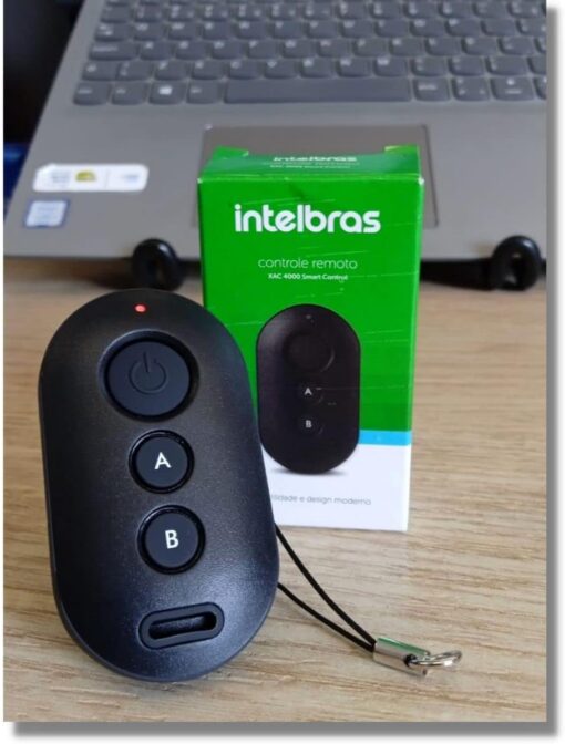 Controle Remoto Intelbras XAC 4000 Smart 3 Botões Preto